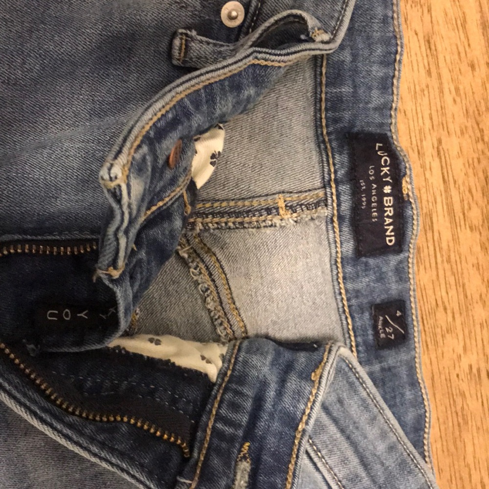 Lucky brand ankle jeans